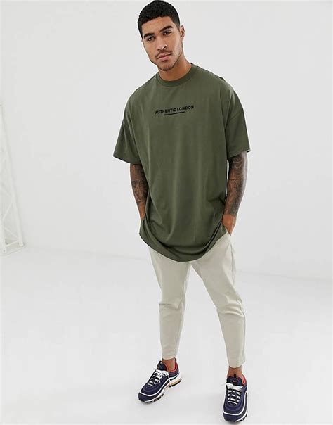 Asos Design Oversized Super Longline T Shirt With Authentic City Print