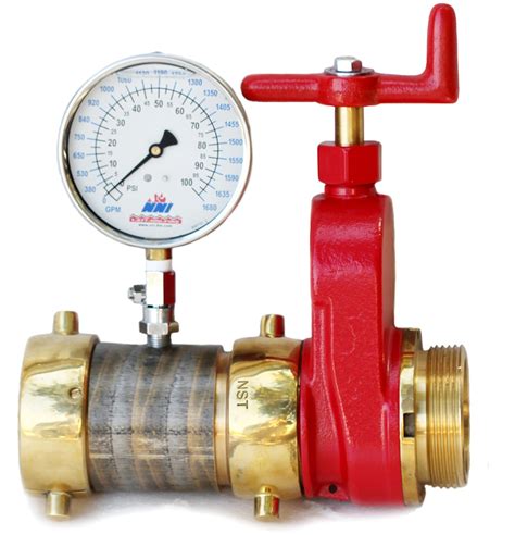 2 12 Nst Fire Hydrant Static Pressure 300psi Gauge With Bleeder Valve