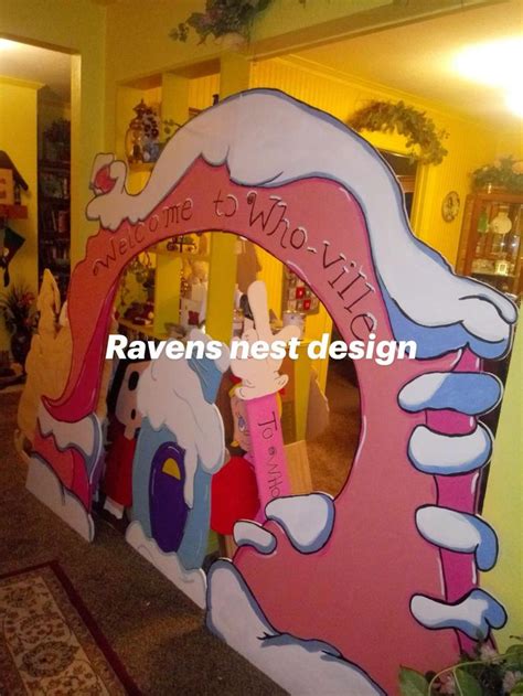 Whoville Arch And Whoville Houses Nest Design Design Grinch Christmas