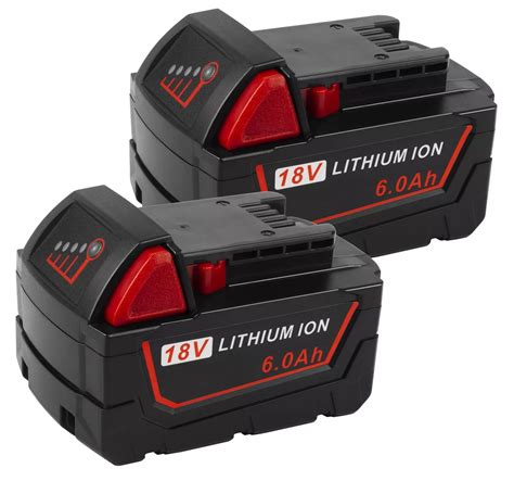 2 X Milwaukee M18 18v 60ah Battery Replacement Aussiebattery