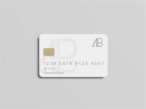 Contactless Credit Ard Mockup Free Mockup World