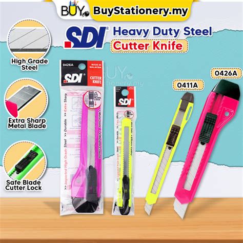 Sdi Steel Cutter Knife Heavy Duty Pen Knife A A S Pcs