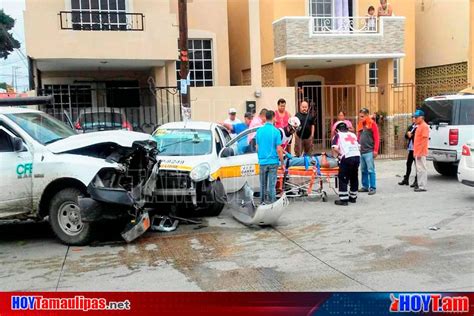 Hoy Tamaulipas Encontronazo Deja Tres Lesionados En Tampico