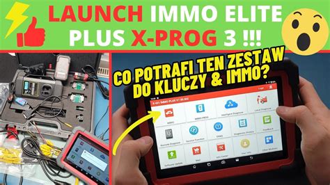 Nowy Tester Obd Launch X Immo Plus X Prog Do Kluczy I Pin W