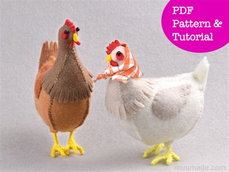 37 Free Stuffed Chicken Sewing Pattern Beauty Gurl Website