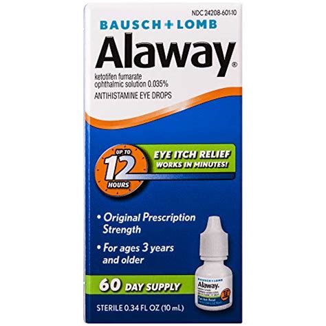 Allergy Eye Itch Relief Eye Drops By Alaway Antihistamine 10 Ml Herald