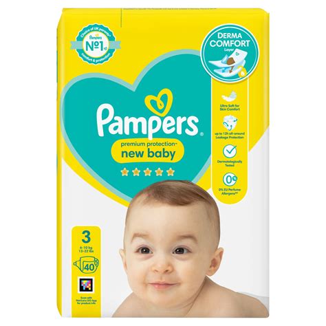 Pampers Premium Protection Essential Pack Size 3 40 Piece Storefront En