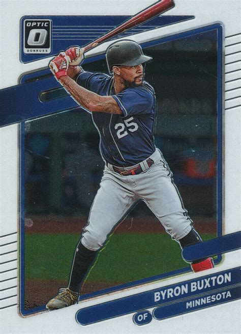 Byron Buxton 2021 Panini Donruss Optic 151 Minnesota Twins Baseball