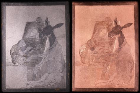 Fotos de la exposición de grabados de Goya en la Academia de Bellas