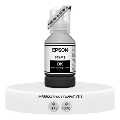 Tinta Preta Sublimatica Refil T M Original Epson F F Frete Gr Tis