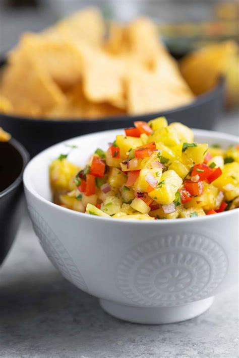 Fresh Pineapple Salsa Delish Knowledge