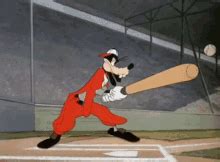 Goofy Baseball Miss GIF - Goofy Baseball Miss Swing And A Miss - Discover & Share GIFs