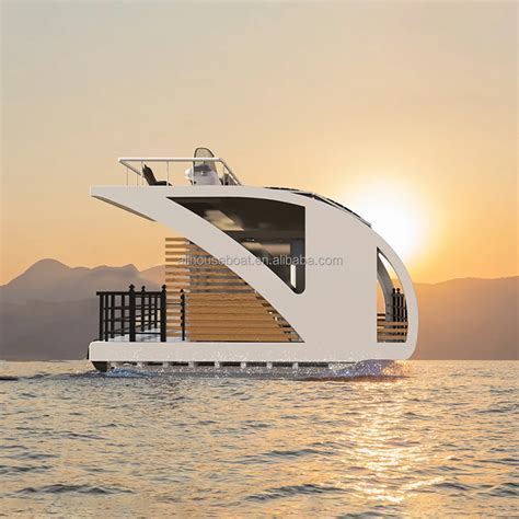 Luxury Aluminum Floating House Prefab Floating Container House