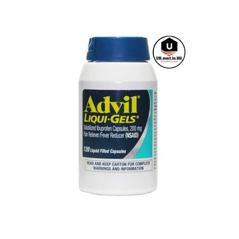 Advil Liqui Gels 200 Mg Organic Health Atlantis