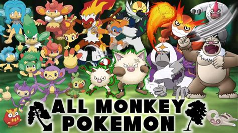 All Monkey Pokemons Pokemon Youtube