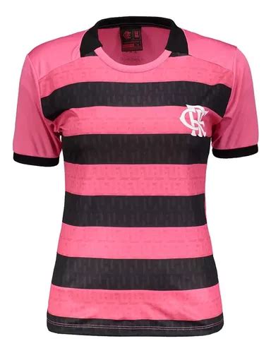 Camisa Flamengo Feminina Institute Rosa Braziline Parcelamento Sem Juros