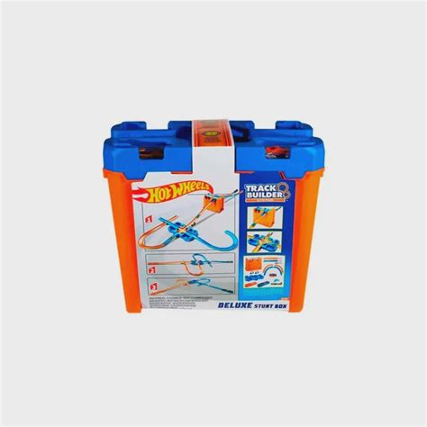 Pista Hot Wheels Caixa de Manobras DeLuxe Track Builder GGP Mattel em Promoção na Americanas