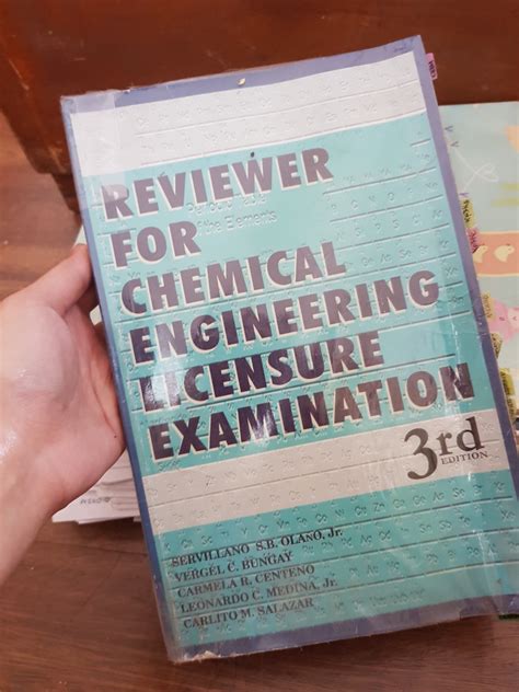 Chemical Engineering Board Exam Reviewer Handouts Hobbies Toys