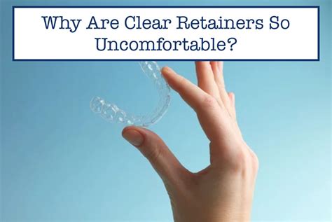 Why Are Clear Retainers So Uncomfortable? – B.WEISS Water Flosser