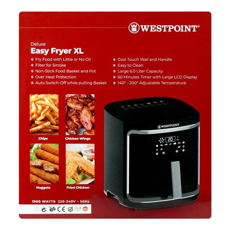 Buy West Point Deluxe Easy Deep Fryer 1900W WF 5257 Online At Best