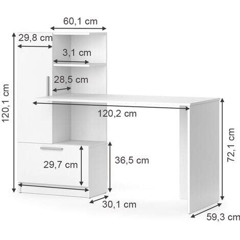 Bureau Tomy Blanc X Cm Vicco