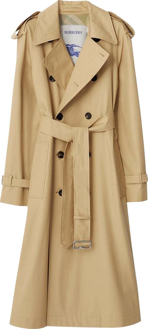 Buy Burberry Gabardine Trench Coat Beige 8083312 Goat