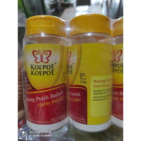 Jual Bawang Putih Bubuk Koepoe Koepoe Gram Shopee Indonesia