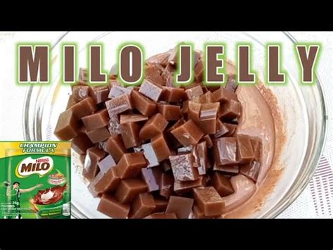 MILO JELLY SALAD TRENDING DESSERT YouTube