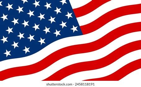 1 258 Wavy American Flag Banner Style Images Stock Photos 3D Objects