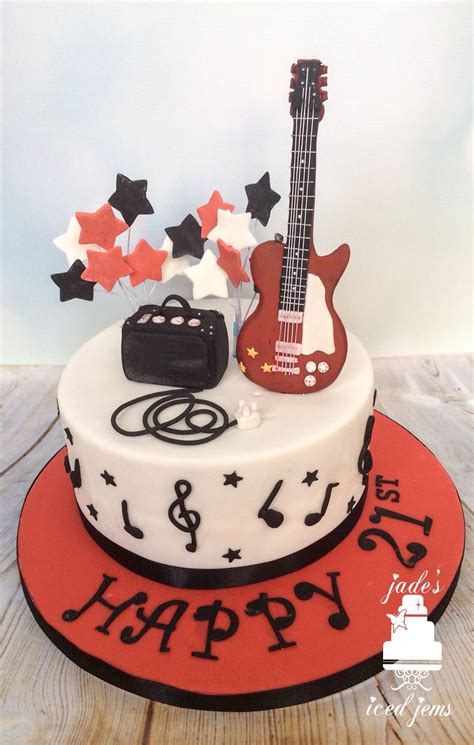 Guitar Cake Music Cake St Birthday Cake Guitar Birthday Cakes