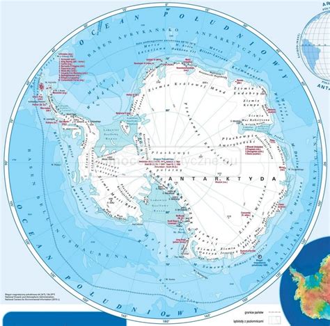 ARKTYKA I ANTARKTYDA MAPA ŚCIENNA Pomocedydaktyczne eu