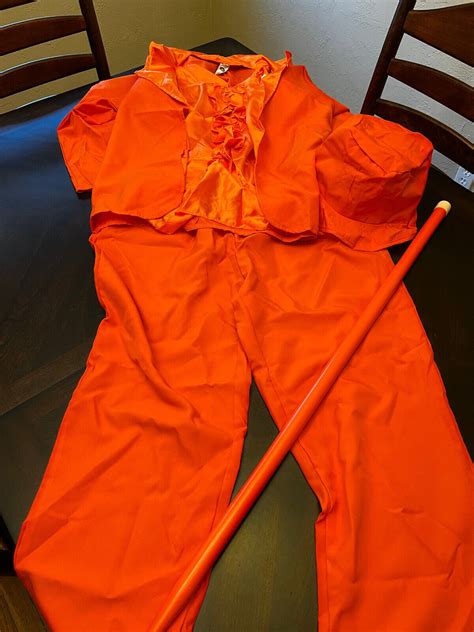 Lloyd Christmas Dumb and Dumber Orange Tuxedo Costume… - Gem