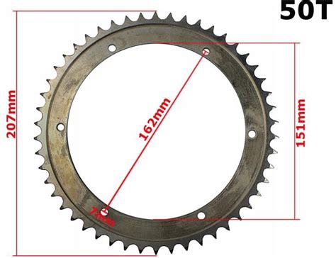 Części motocyklowe Motoroy Zębatka Tył Panonia 50Z Łańcuch 428 19950