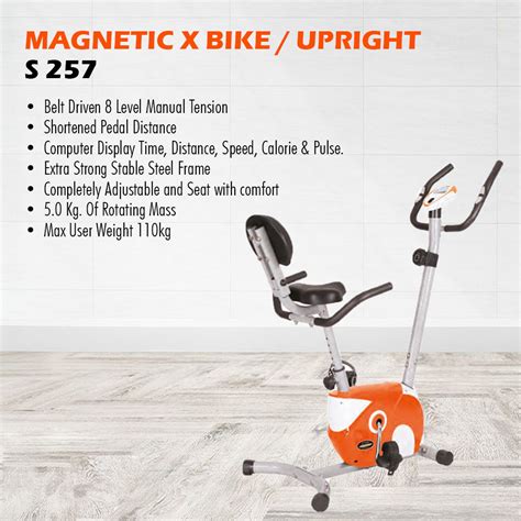 Fitking Magnetic X Bike Upright Bike Bodyline Sports