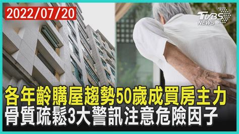 各年齡購屋趨勢50歲成買房主力 骨質疏鬆3大警訊注意危險因子 十點不一樣 20220720 Youtube