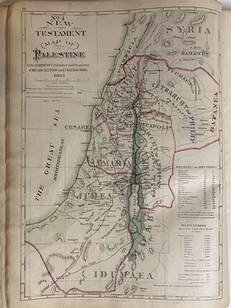 Palestine New Testament Map Flh Rider Flickr