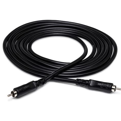 Hosa CRA 110 RCA To RCA Unbalanced Interconnect Cable 10ft