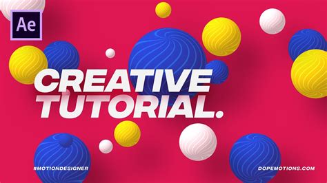 After Effects Tutorials Motion Graphic Animation In After Effects