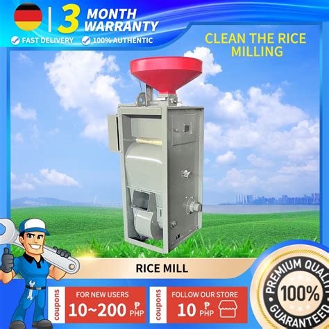 Sb10 Sb30 Rust Proof Multifunctional Ridge Rice Machine Mill Rice Mill Grinder Shopee Philippines