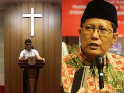 Polemik Muslim Masuk Ke Gereja Ketua Mui Akhirnya Buka Suara