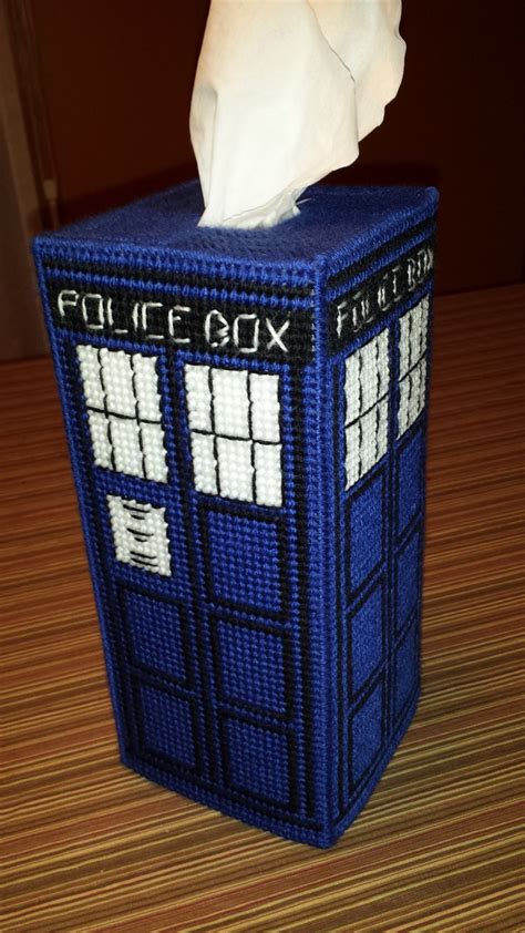 Tardis Dr. Who Tissue Box Cover