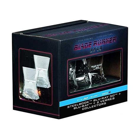 Blade Runner 2049 2 Whiskey Glasses Ltd Steelbook Blu Ray Import