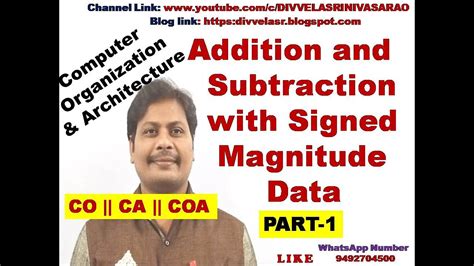 Addition And Subtraction With Signed Magnitude Data Computer