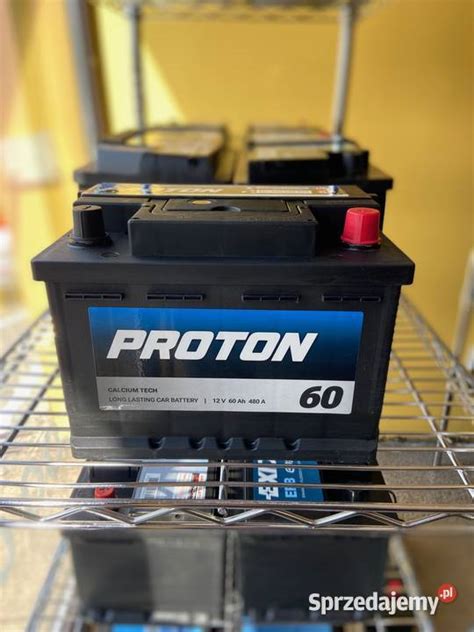 Akumulator PROTON 60Ah 480A niski DOWÓZ Katowice Sprzedajemy pl