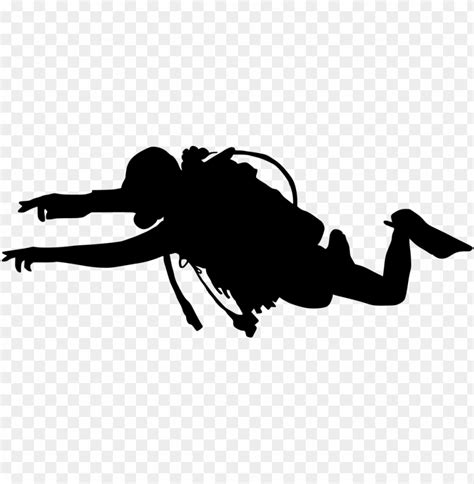 Transparent Scuba Diver Silhouette Png Image Id Toppng