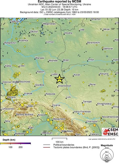 meteoprognoza pl on Twitter Całkiem silny wstrząs jak na miejsce