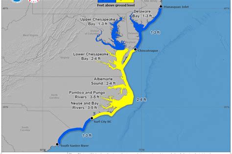 Tropical Storm Warning Puts Mid Atlantic Coast Under Threat Of Winds