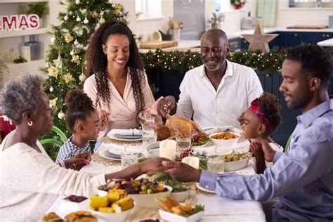 Black family christmas dinner Stock Photos, Royalty Free Black family ...