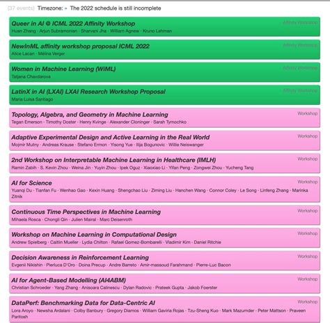 ICML Conference On Twitter ICML 2022 Workshops Have Been Posted