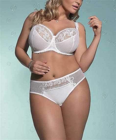 Kris Line White Lace Brilliant Full Fit Bra Women And Plus Zulily Cute Lingerie Luxury